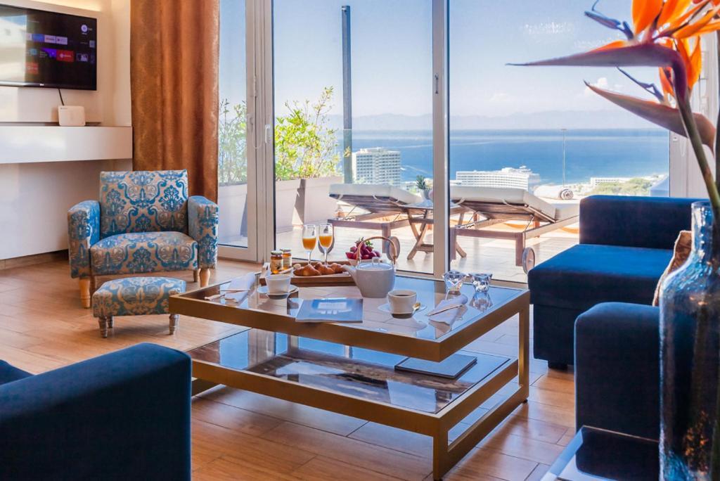Flyviewflatsgold Privatehottub With Seaview Apartment Иксия Екстериор снимка