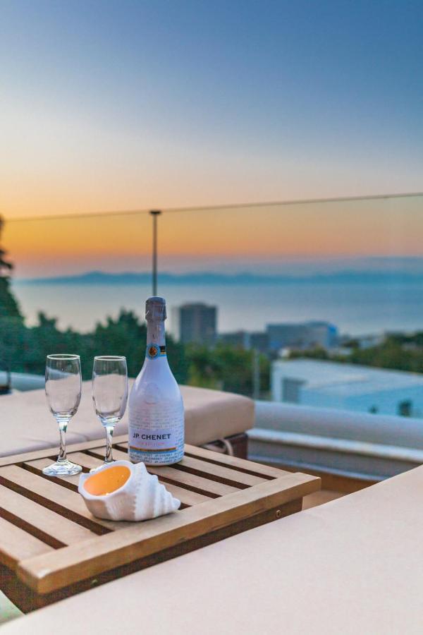 Flyviewflatsgold Privatehottub With Seaview Apartment Иксия Екстериор снимка