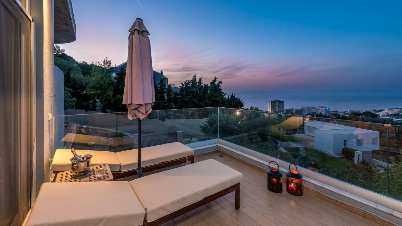 Flyviewflatsgold Privatehottub With Seaview Apartment Иксия Екстериор снимка